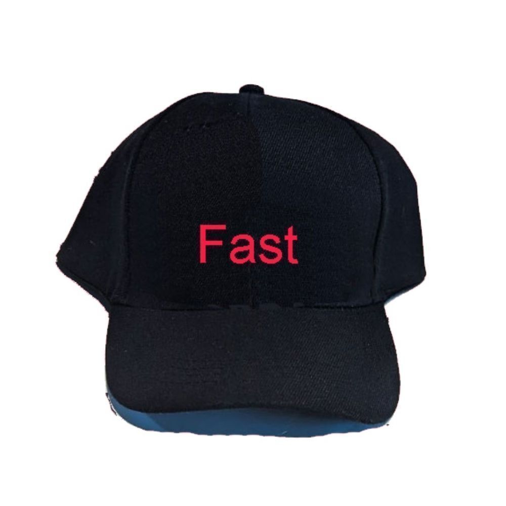 Fast Black Hat Active Sporty Quick Stylish Headwear